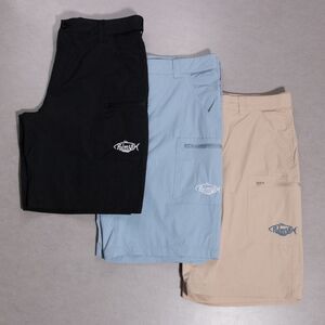 (3) Palmyth Cargo Shorts Performance Fishing Outdoors Utility Quick Dry UPF XL